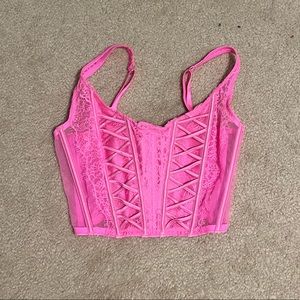 victoras secret corset top